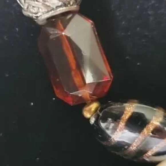 Avon Beaded Chic Necklace & Bracelet Set / Nature - Picture 2 of 11